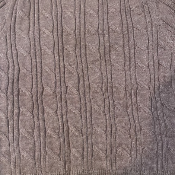 Amazon Essentials Cropped Brown Sweater NWOT - Picture 2 of 3